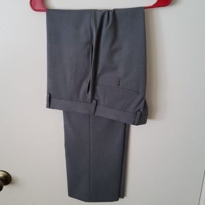 Gray suit pants
